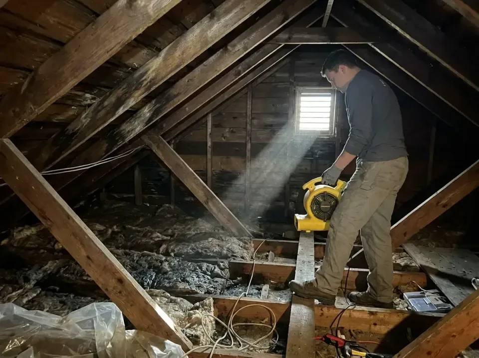 attic-water-damage-drying-proc-007 — frequently asked questions, Emergency Water Extraction & 24/7 Flood Response in Swedesb…